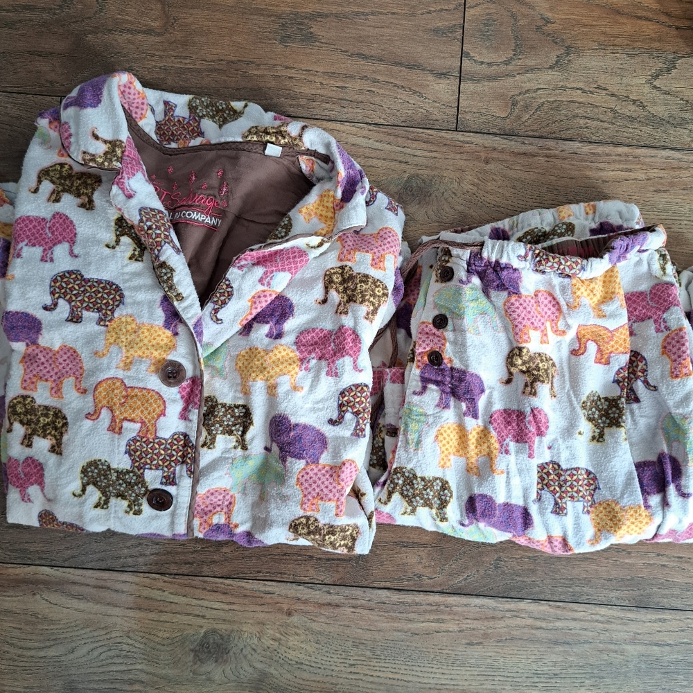 Womens P.J. Salvage Flannel pajama set